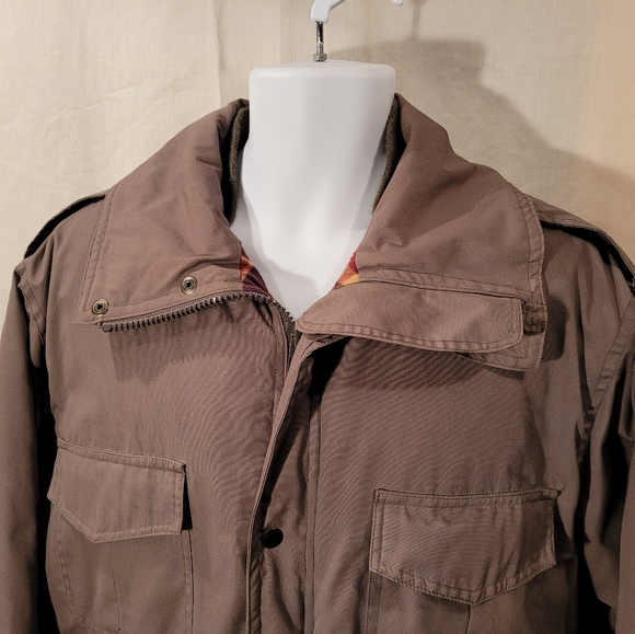 Vintage Branded Lion Gray Ranch Work Coat - Picture 2 of 12